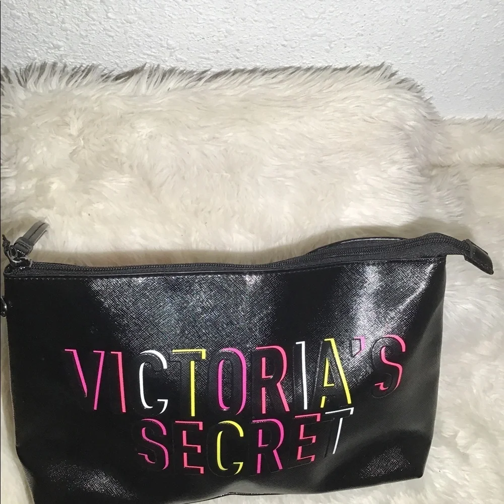 Victoria’s Secret black make up cosmetics bag